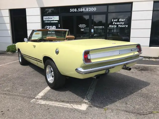 1967 plymouth barracuda manual 4-speed rwd v8 5.7l gasoline