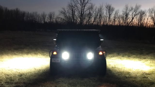 custom black humvee hmmwv hummer h1 m998