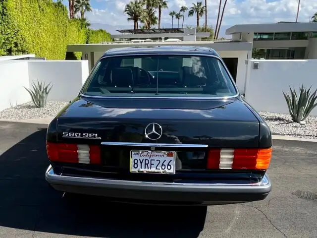 1990 mercedes-benz 560 sel sedan black rwd automatic