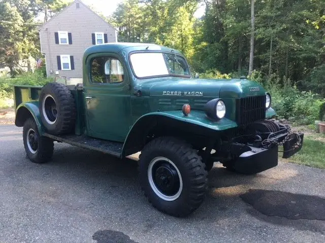 no reserve!- 1954 dodge power wagon flat fender civilian - no reserve!