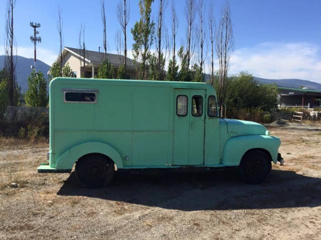 1949 chevrolet 3800 delivery herman body bread ice cream panel truck one ton