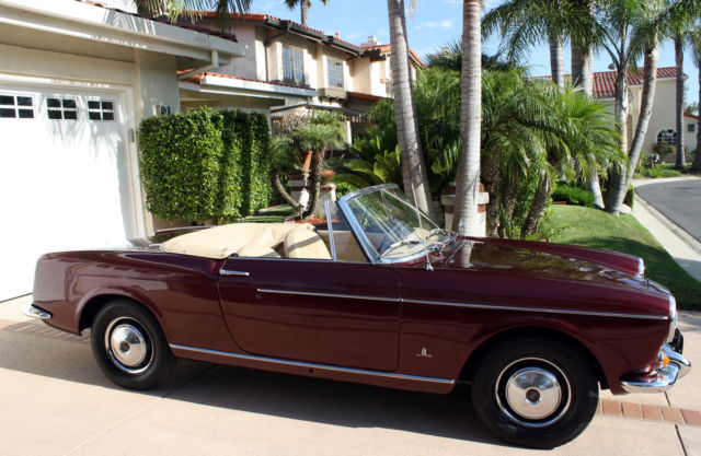 1967 fiat 1500 pininfarina, cabriolet, california black plate, 5 spd, no reserve