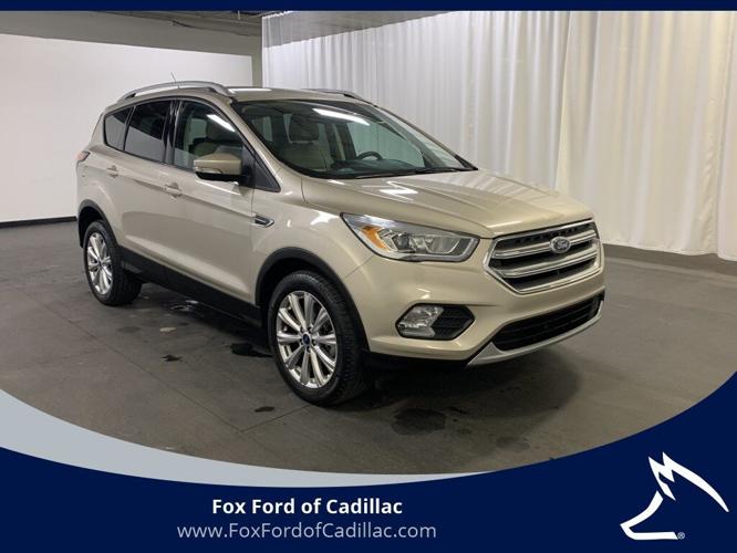 used 2017 ford escape 4wd titanium cadillac, mi 49601 for sale in cadillac, michigan