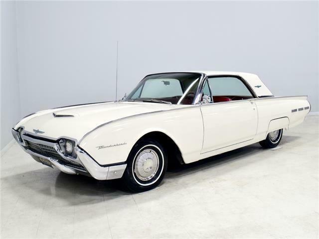 1962 ford thunderbird hardtop 7660 miles colonial white hardtop 390 cubic inch v