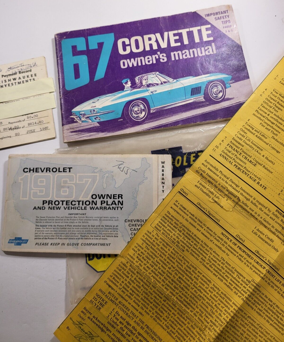 1967 corvette roadster 2 tops 4 speed original time capsule. no reserve