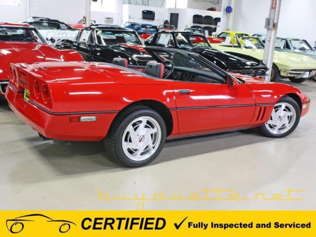 1988bright red corvette buyavette inc atlanta