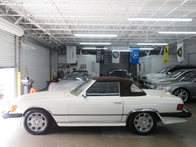 450sl only 78000 miles florida car rare and package pearlwhite 560sl 560 sl 450s