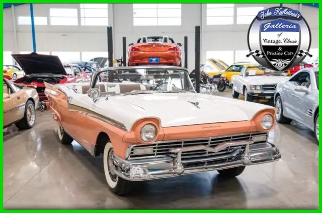 1957 ford skyliner 312 v8 automatic convertible retractable hardtop fairlane 57