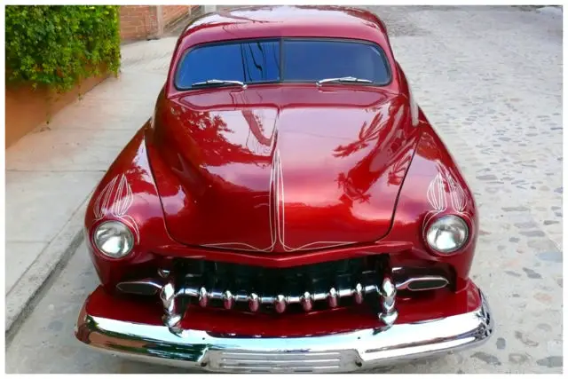 51 mercury coupe lead sled chopped restored used good condition with some flaws