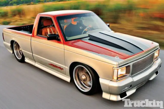 1992 gmc syborg sonoma 4.7l twin turbo sema show truck $280k build cost