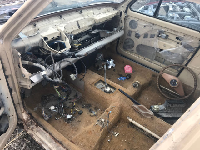 1983 volkswagen vw rabbit truck rolling mk1 shell / body no motor / transmission