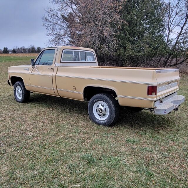 1977 chevrolet k-20 pickup brown 4wd automatic cheyenne
