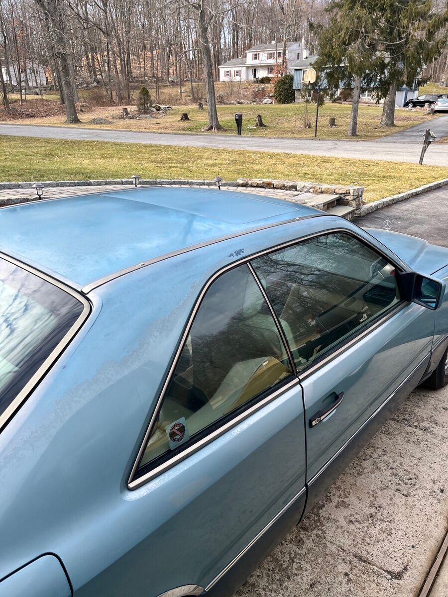 1991 mercedes-benz 300-series coupe blue rwd automatic ce
