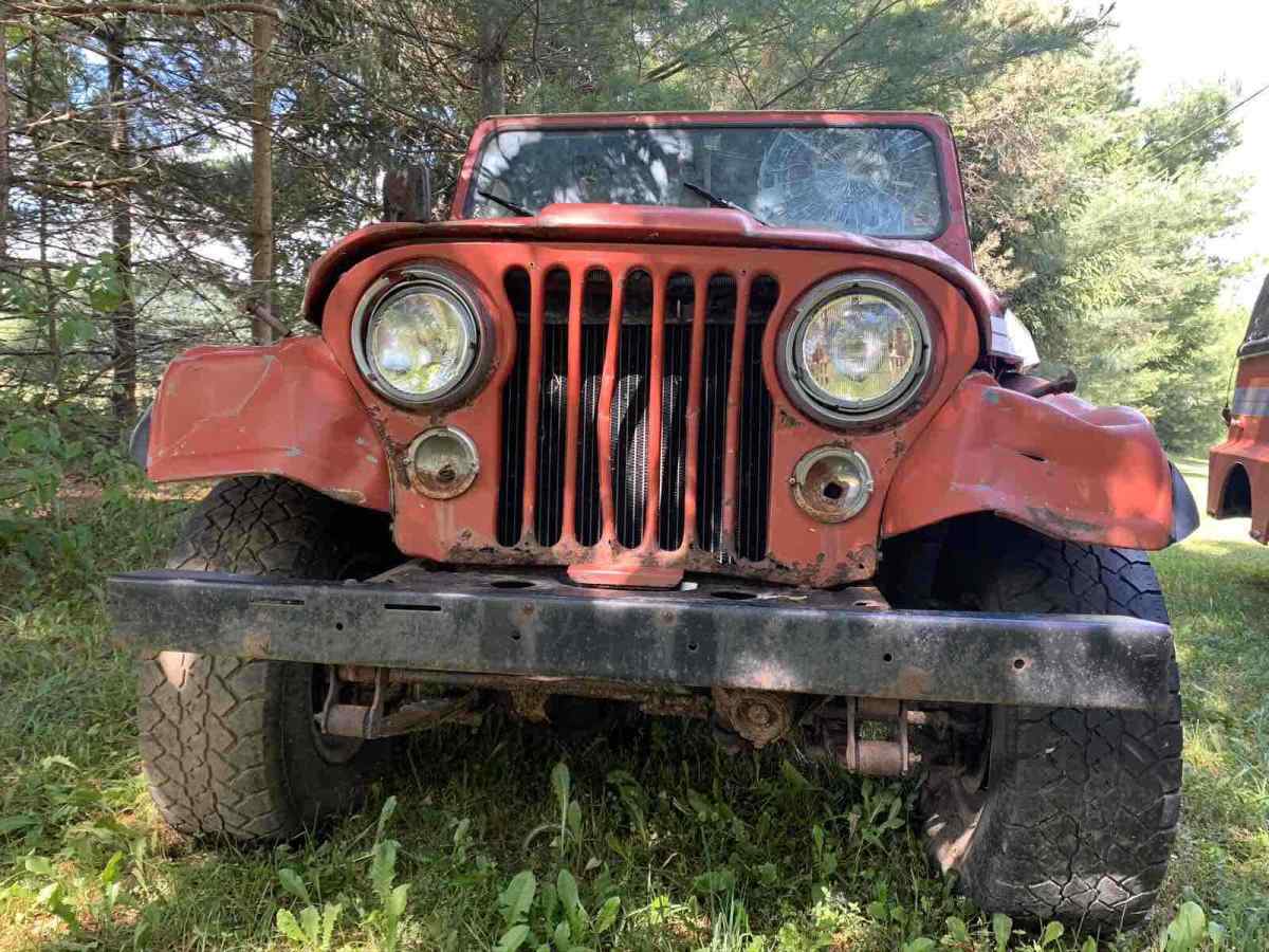 1982 jeep cj5 suv red 4wd manual cj5