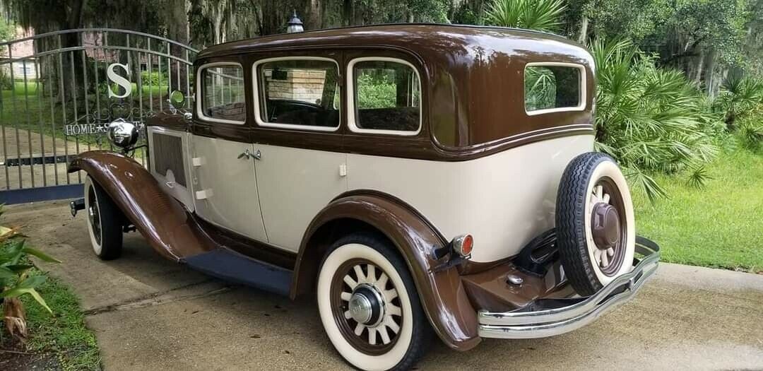 1932 dodge dk sedan brown rwd manual