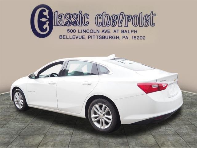 certified 2016 chevrolet malibu lt pittsburgh, pa 15202 for sale in pittsburgh, pennsylvania