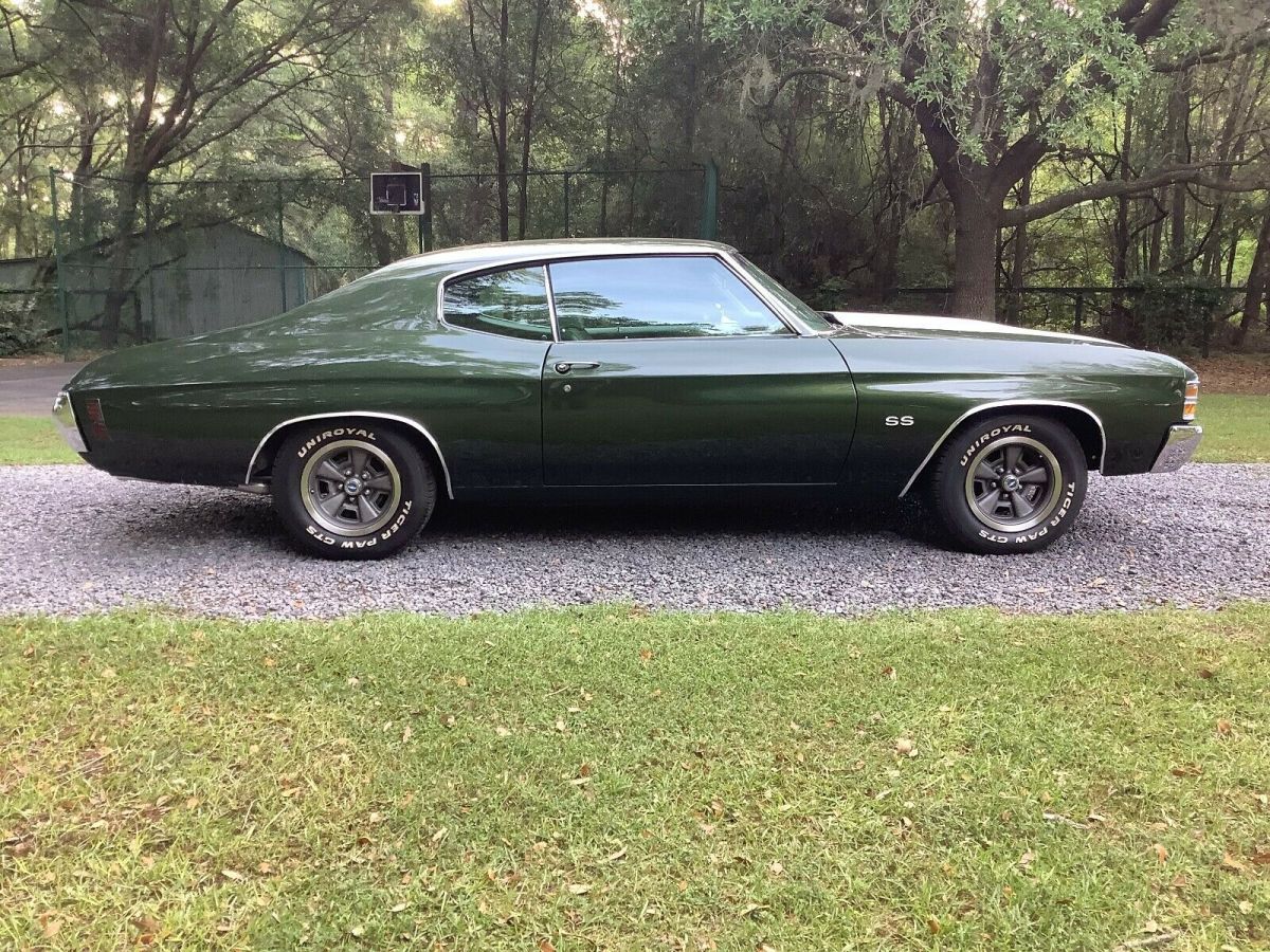 1971 chevrolet chevelle ss #'s match 402 ls3 bbc, documented true ss, factory ac
