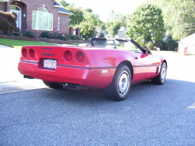 corvette convertible 1986