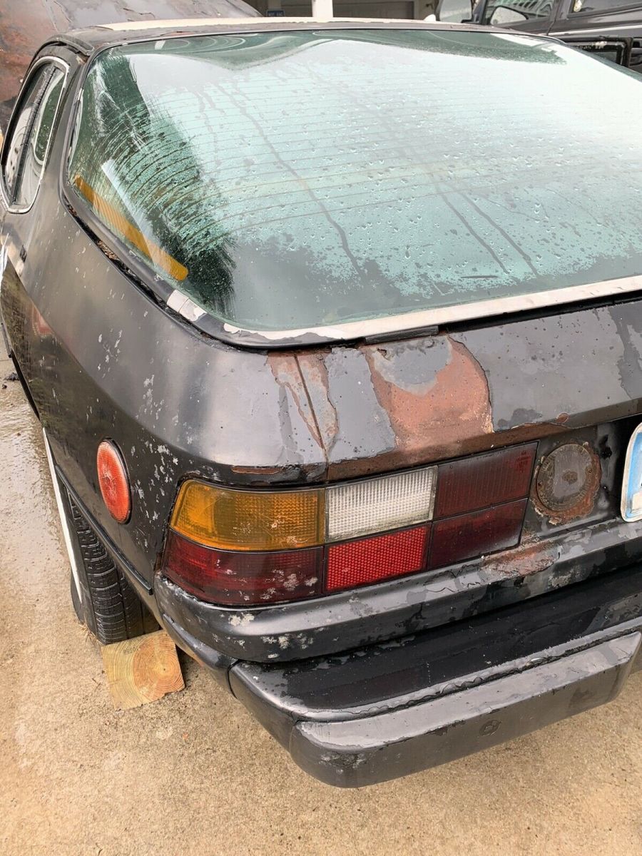 1977 porsche 924 coupe black rwd manual