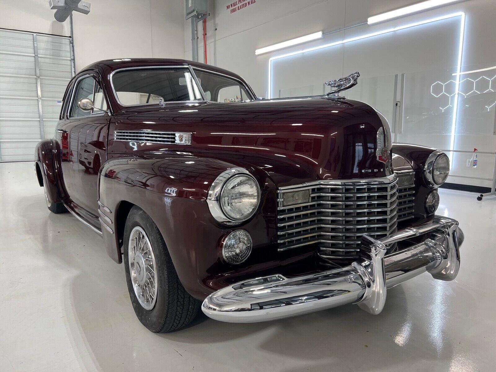 1941 cadillac series 62 freshly painted in cherry red