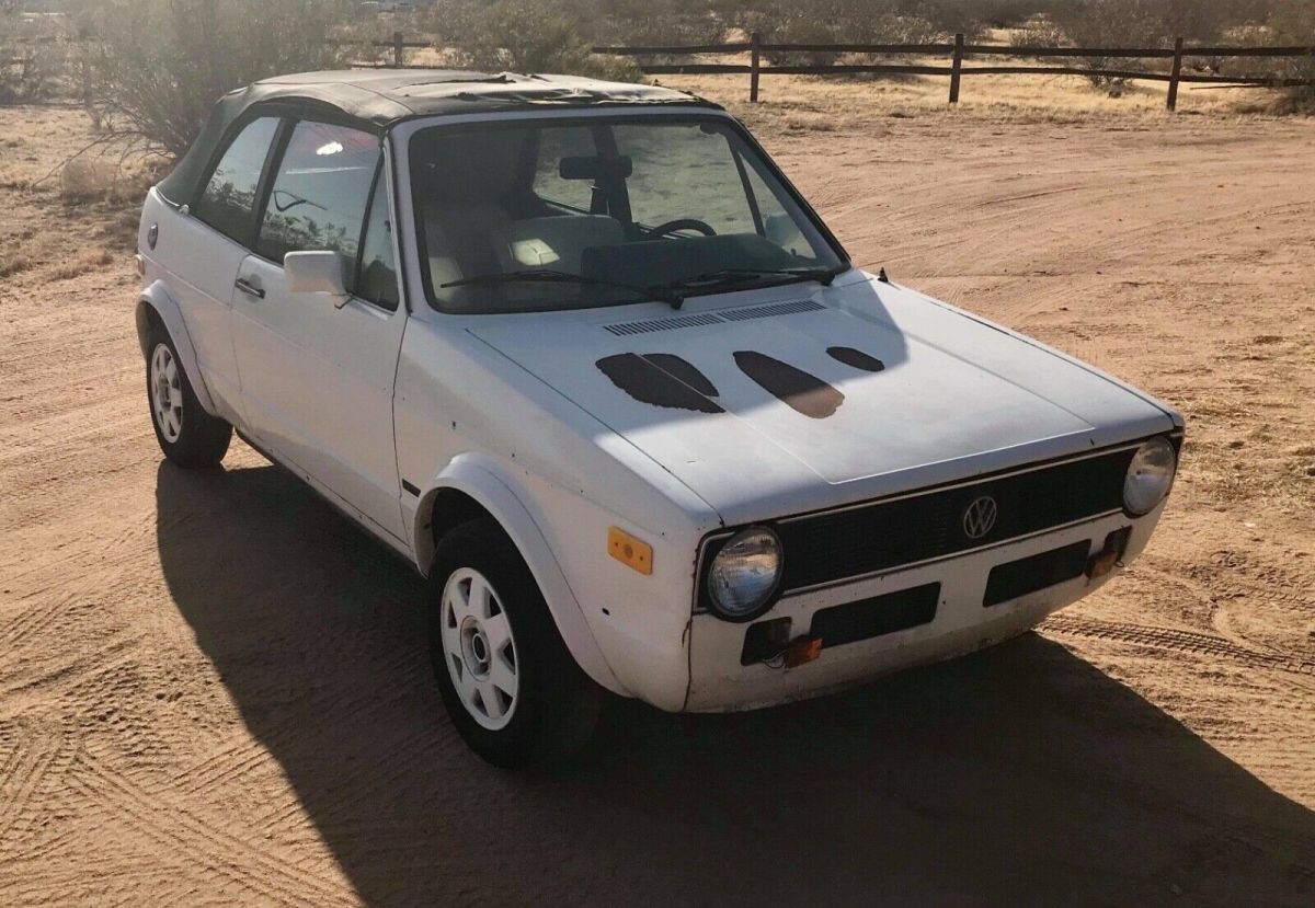 1986 volkswagen cabriolet rabbit convertible