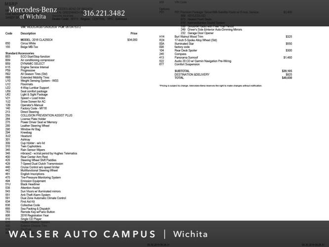 certified 2016 mercedes-benz cla 250 4matic wichita, ks 67206 for sale in wichita, kansas