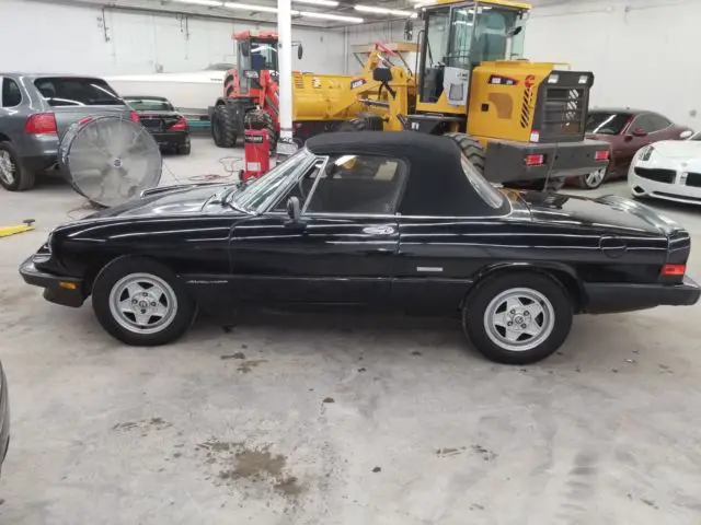 1988 alfa romeo spider veloce found in a barn rare no reserve auction runs great