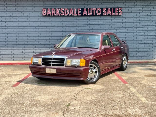 1988 mercedes-benz 190e sedan red rwd automatic e 2.3