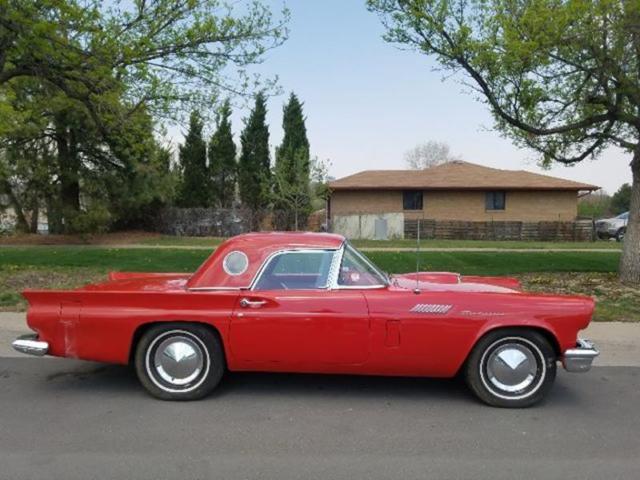 1957 ford thunderbird 312 ci v8 3 speed manual transmission with overdrive ht