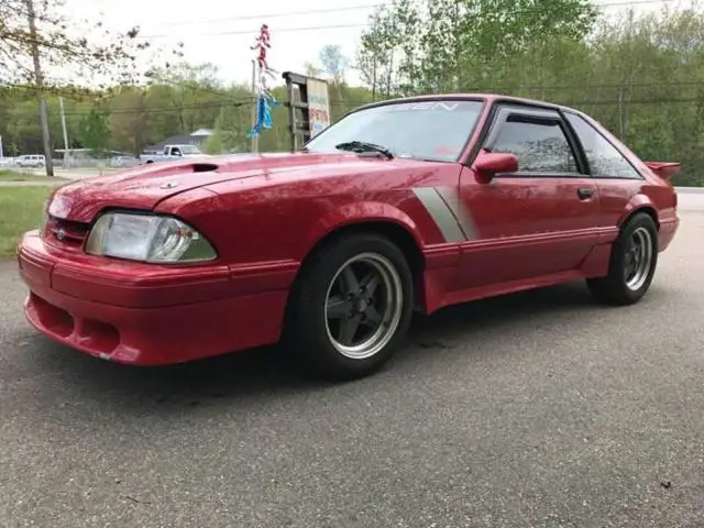 1992 ford mustang saleen supercharged roll bar fast sharp! must see