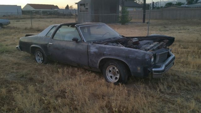 1975 w-30 hurst oldsmobile cutlass w/t-tops ( crashed )