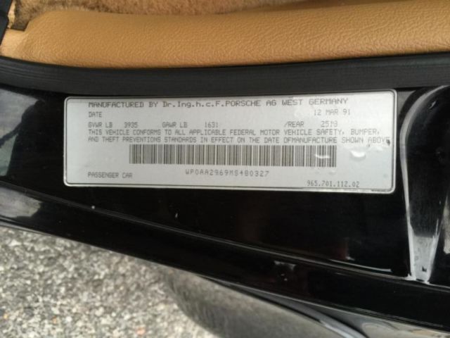 1991 porsche 911 turbo 964