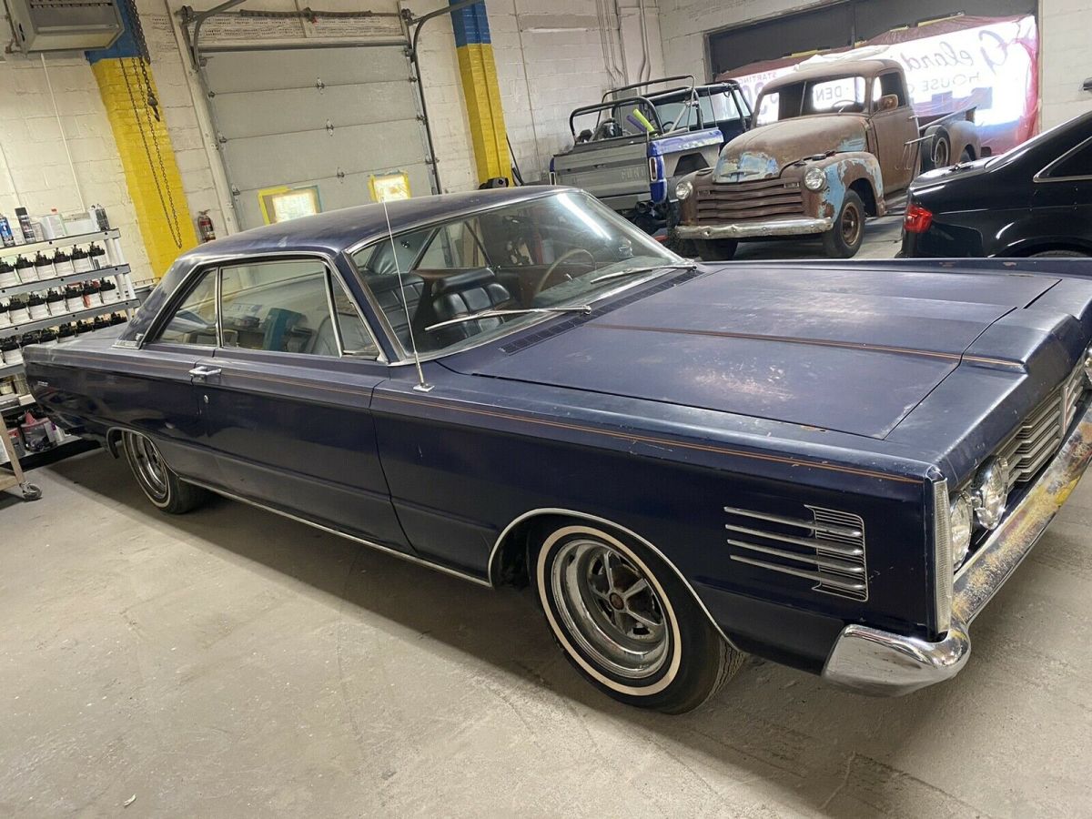 1965 mercury monterey coupe blue rwd automatic
