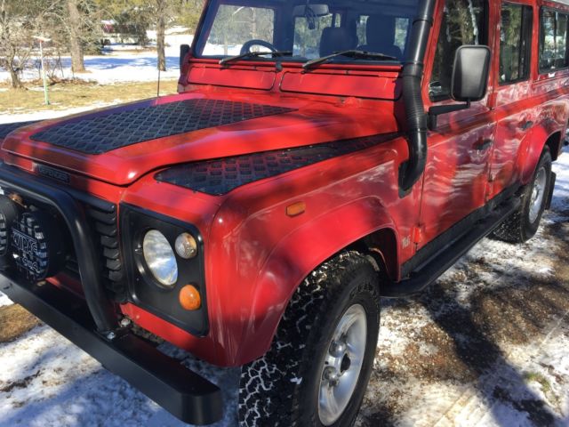 1992 land rover defender 110 county station wagon (with video link)