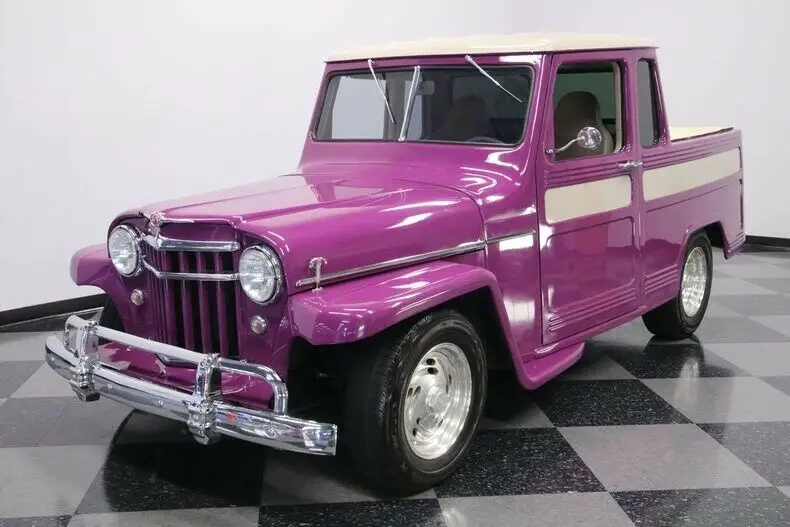 custom pickup 350 v8 700r4 cold a/c fresh paint power brakes nice interior