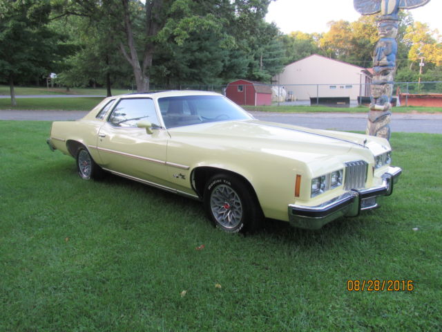 1977 pontiac grand prix lj coupe 2-door 6.6l hurst t top