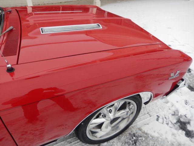 1967 chevrolet chevelle boler red 454 vintage a/c recent restoration