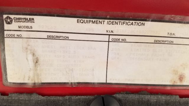 1994 dodge cummins diesel 4x4 auto