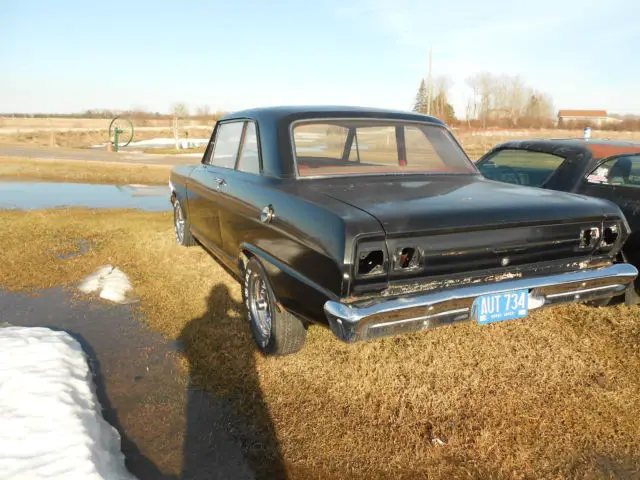 vintage 1965 chevy nova chevy ii orig. 6 cyl.2 dr. restorable straight solid