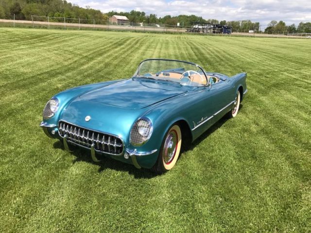 1954 chevrolet corvette, pennant blue with 45179 miles available now!