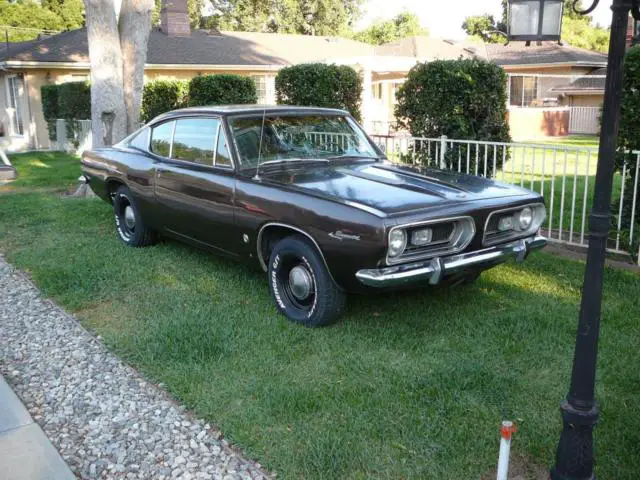 1967 plymouth barracuda formula "s" fastback factory 4 speed rock solid ca car