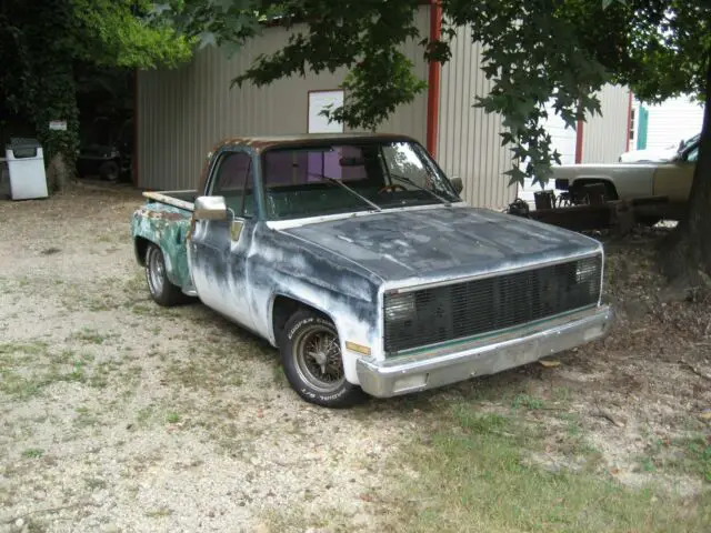 no reserve! 6 cyl 3 speed stick swb, short wheelbase, square body