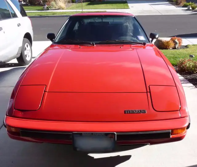 wonderful red 1984 rx-7 5-speed gsl
