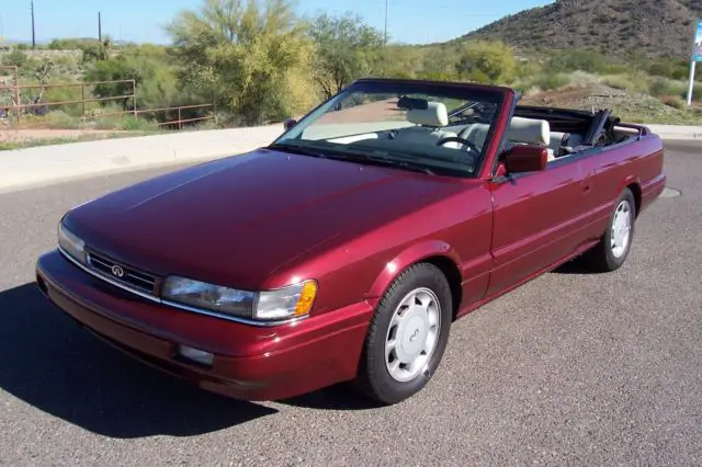 1991 infiniti m30 convertible low miles florida car new timing belt new exhaust!