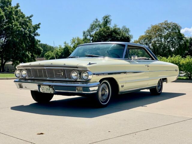 1964 ford galaxie two door phoeneician yellow coupe 390ci automatic