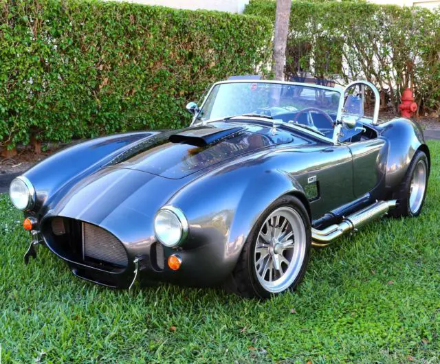 used 1965 backdraft roadster 302 ford t5 steel gray black stripe clean car