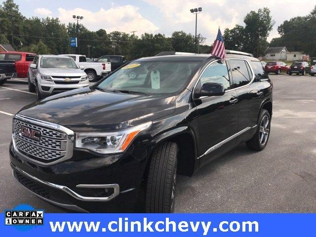 used 2017 gmc acadia fwd denali belton, sc 29627 for sale in belton, south carolina