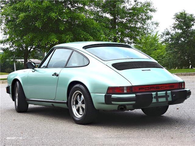 1977 porsche 911 s ice green coupe 2.7l manual rare olive green interior
