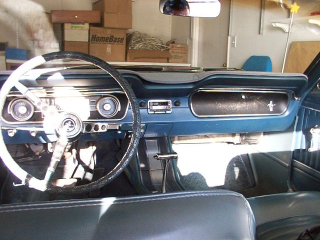 1964.5 ford mustang hardtop coupe v8 blue automatic