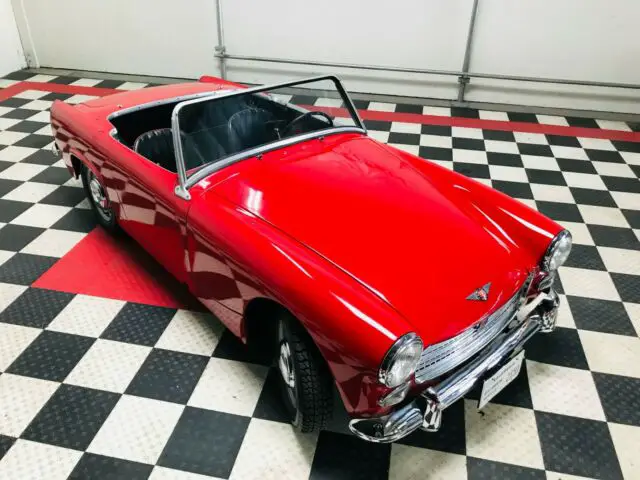 gorgeous austin healey sprite in excellent nick and ready for the road. video